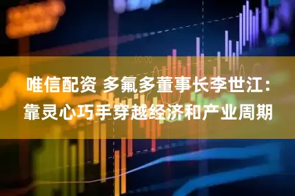 唯信配资 多氟多董事长李世江：靠灵心巧手穿越经济和产业周期