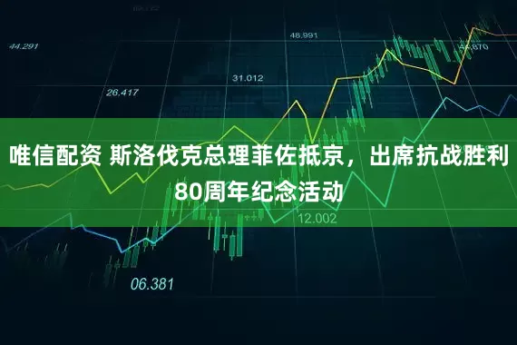 唯信配资 斯洛伐克总理菲佐抵京，出席抗战胜利80周年纪念活动
